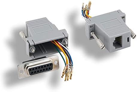 DB15-F-RJ45/RJ12ADPT-GREY